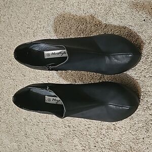 Black Booties woth spikes on the back